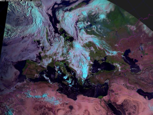 SHMÚ, Meteosat SHMÚ, Meteosat