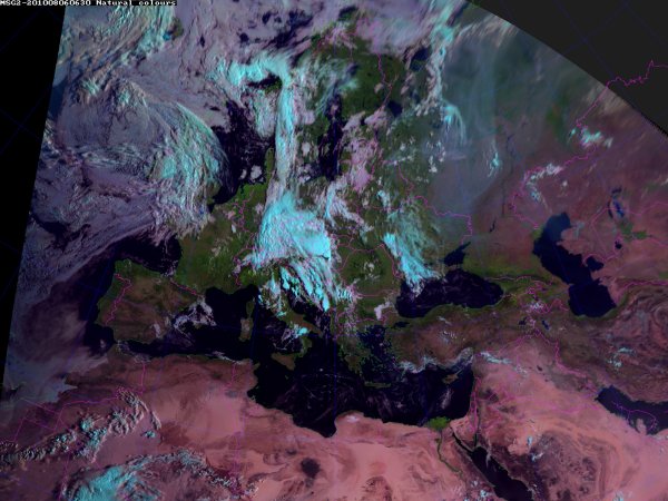 SHMÚ, Meteosat SHMÚ, Meteosat