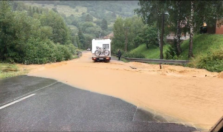 Hydrologická situácia na území Slovenska v dňoch 5.-6.8. 2021