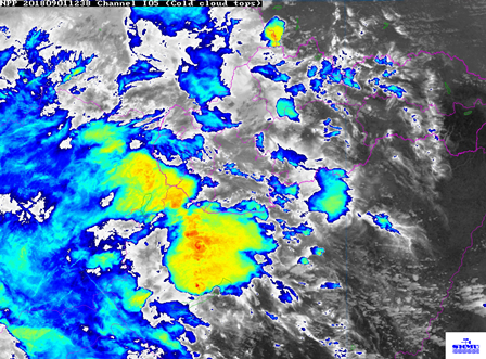 Mimoriadne denné a viac-denné úhrny zrážok na začiatku septembra 2018