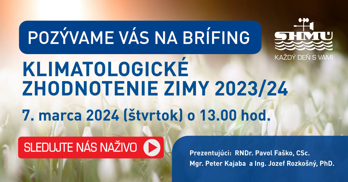 Klimatologické zhodnotenie zimy 2023/24