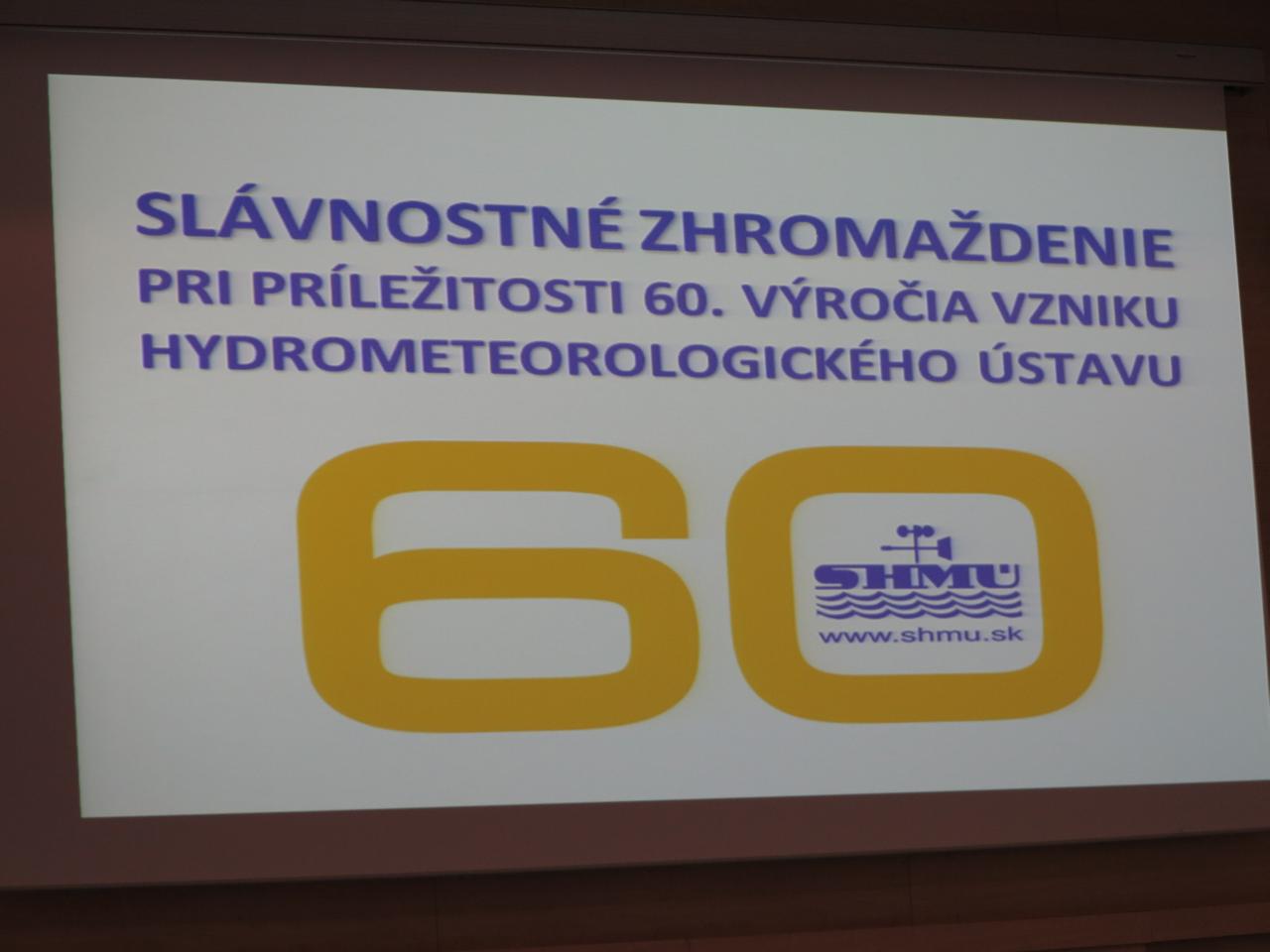Oslavy 60. výročia SHMÚ