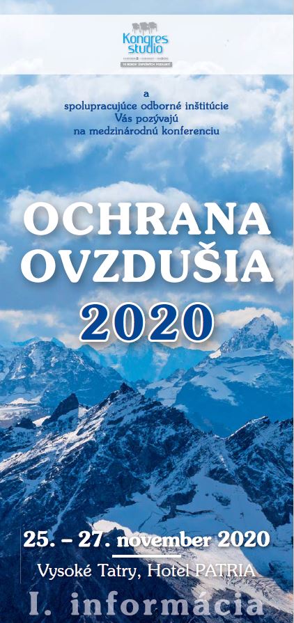 Pozvánka na medzinárodnú konferenciu OCHRANA OVZDUŠIA 2020