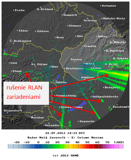 Upozornenie pre prevádzkovateľov zariadení RLAN v 5 GHz pásme