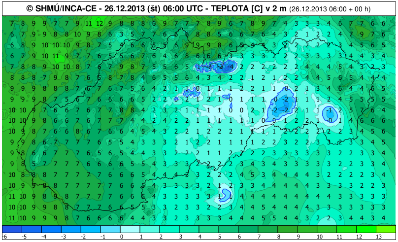 Meteorologické príčiny teplého decembrového počasia na Slovensku