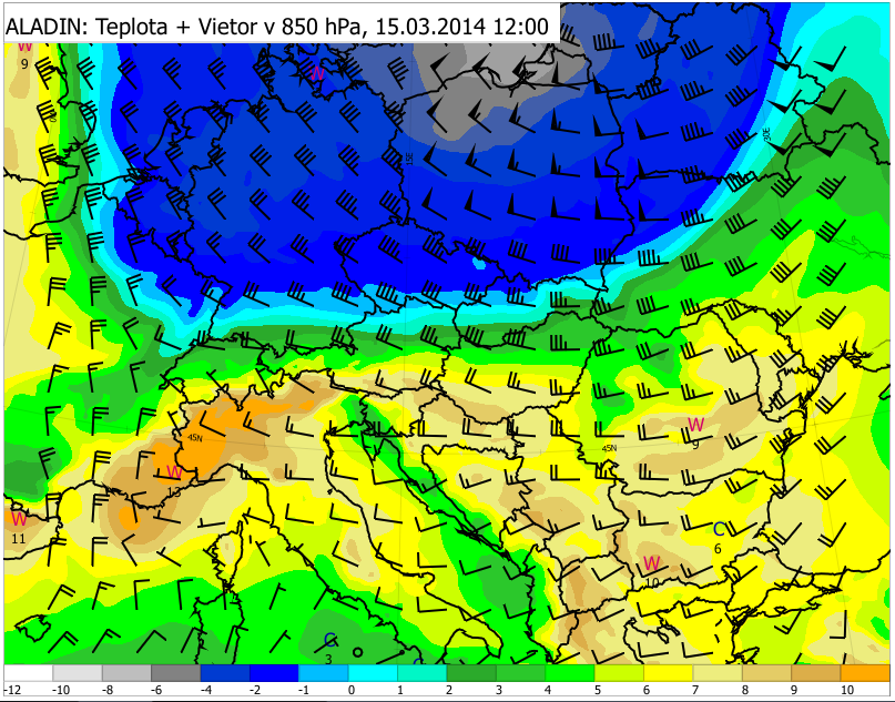 Synoptická analýza veterného počasia