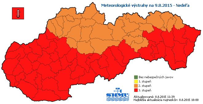 Bude v týchto dňoch prekonaný extrém z roku 2012?