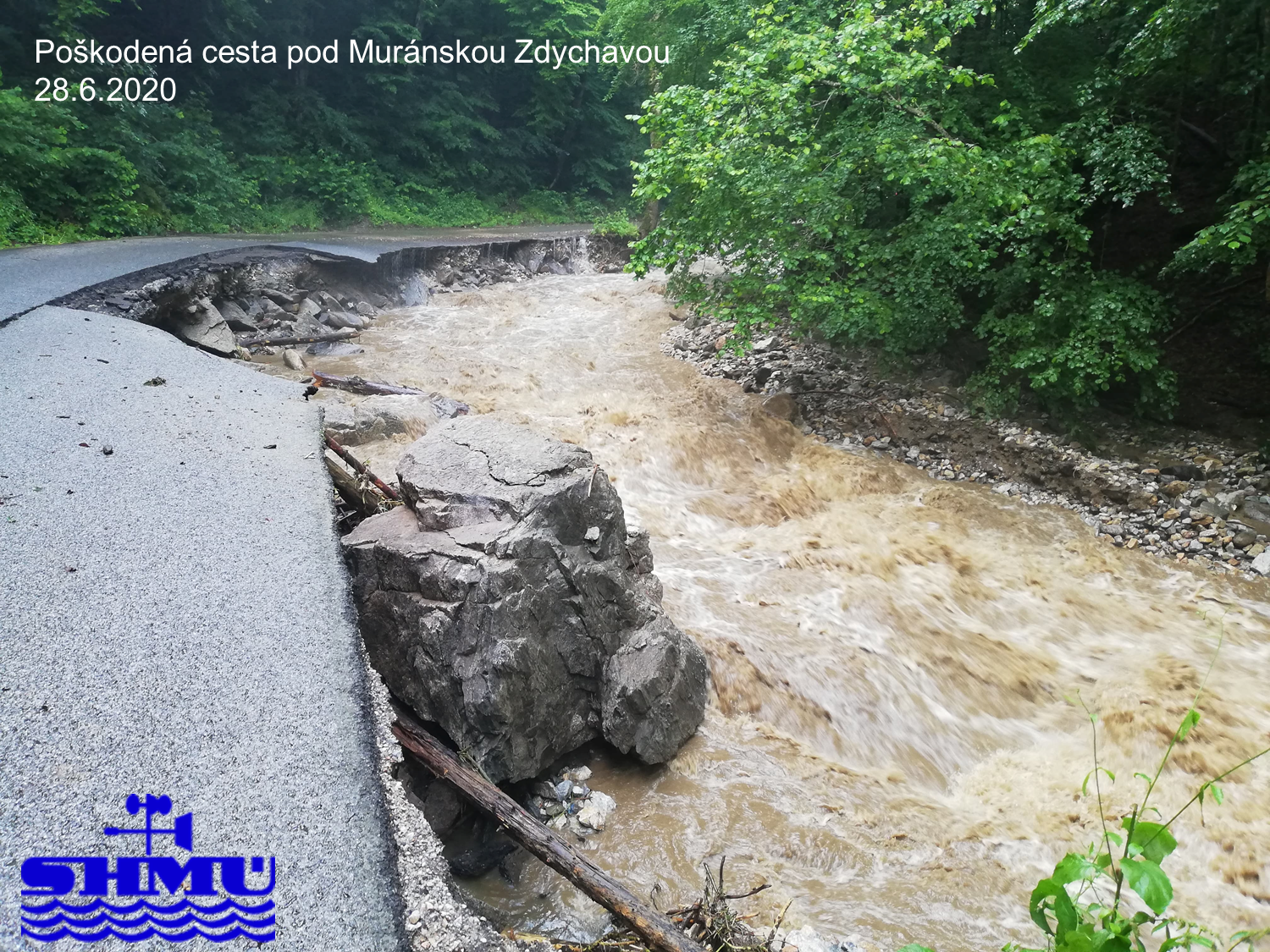 Návrat k intenzívnemu lejaku na Prednej Hore zo dňa 28.6.2020