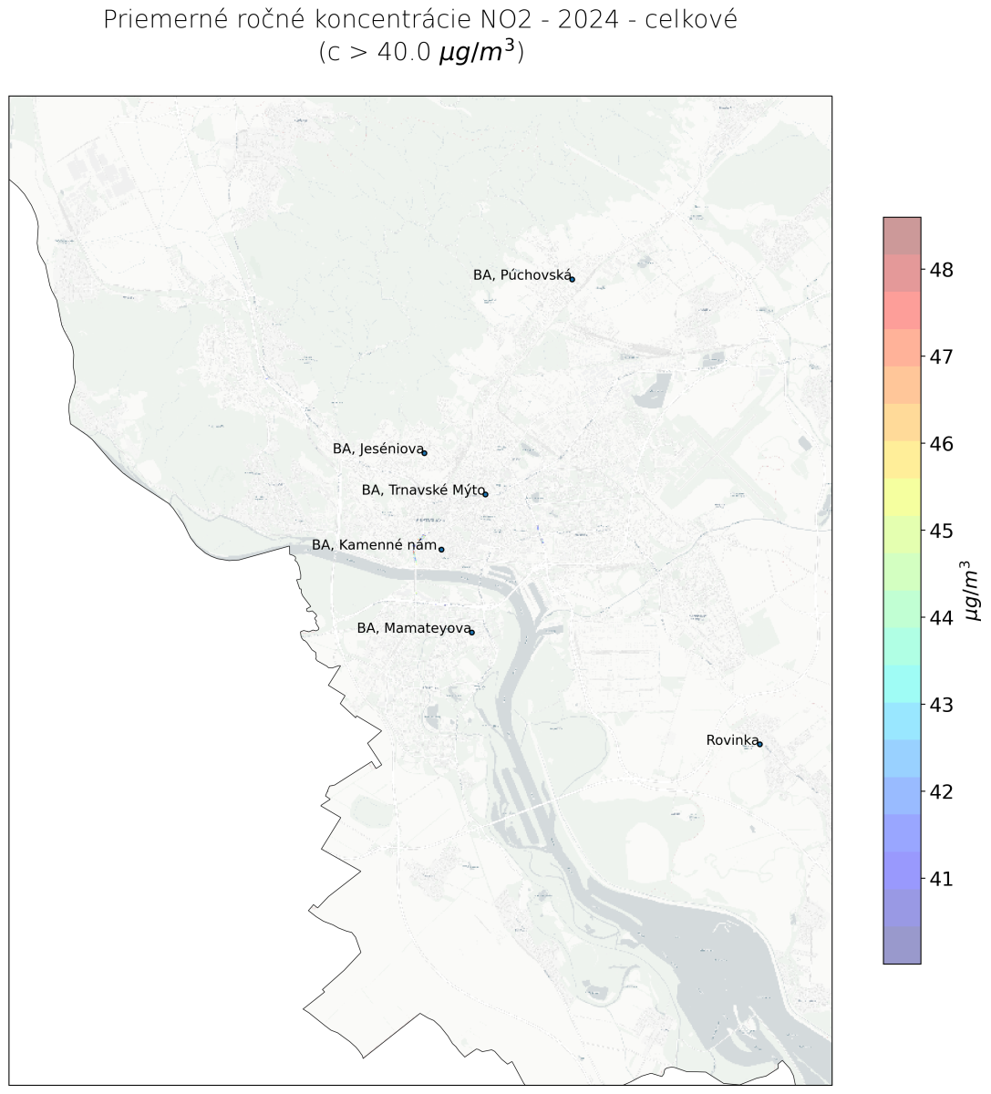 no2 prekrocenie novych limitnych hodnot