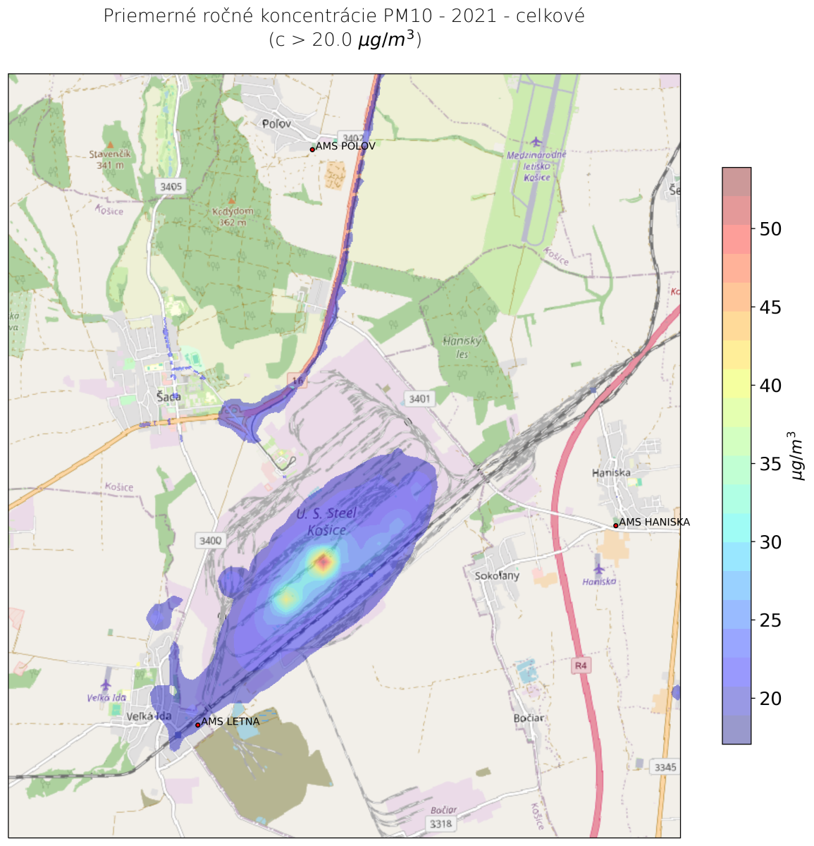prekročenia nových limitných hodnôt