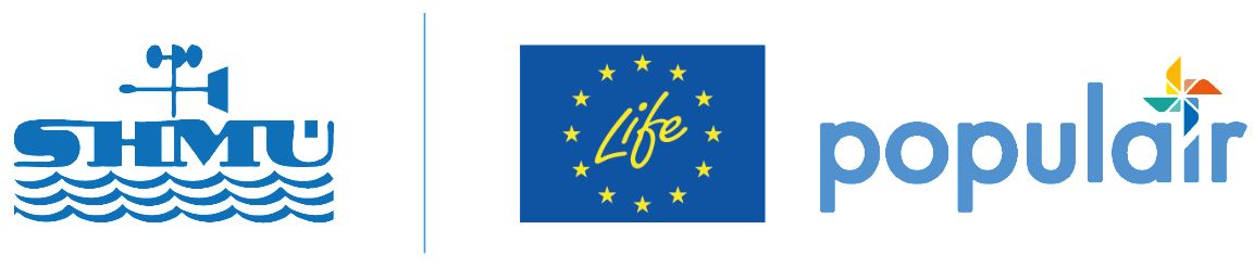 Logo SHMÚ, LIFE a populair